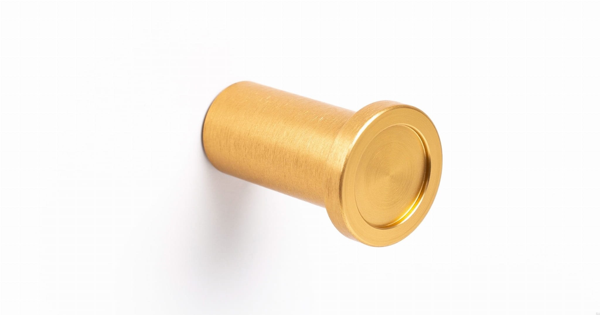 Buton pentru mobila Round, finisaj alama intunecata periata, D:25 mm
