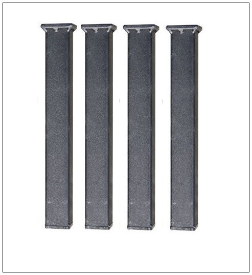 Set 4 picioare pentru somiere metalice 
