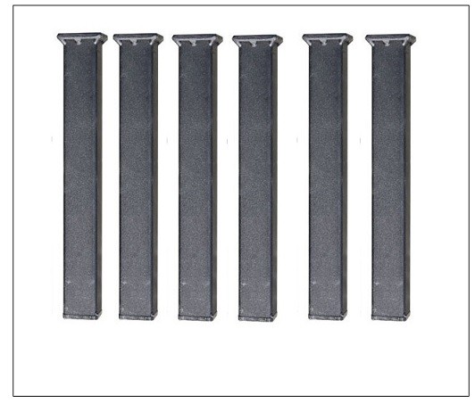 Set 6 picioare pentru somiere metalice 