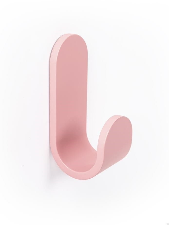Agatatoare cuier Tok, finisaj roz, 40x100x47 mm