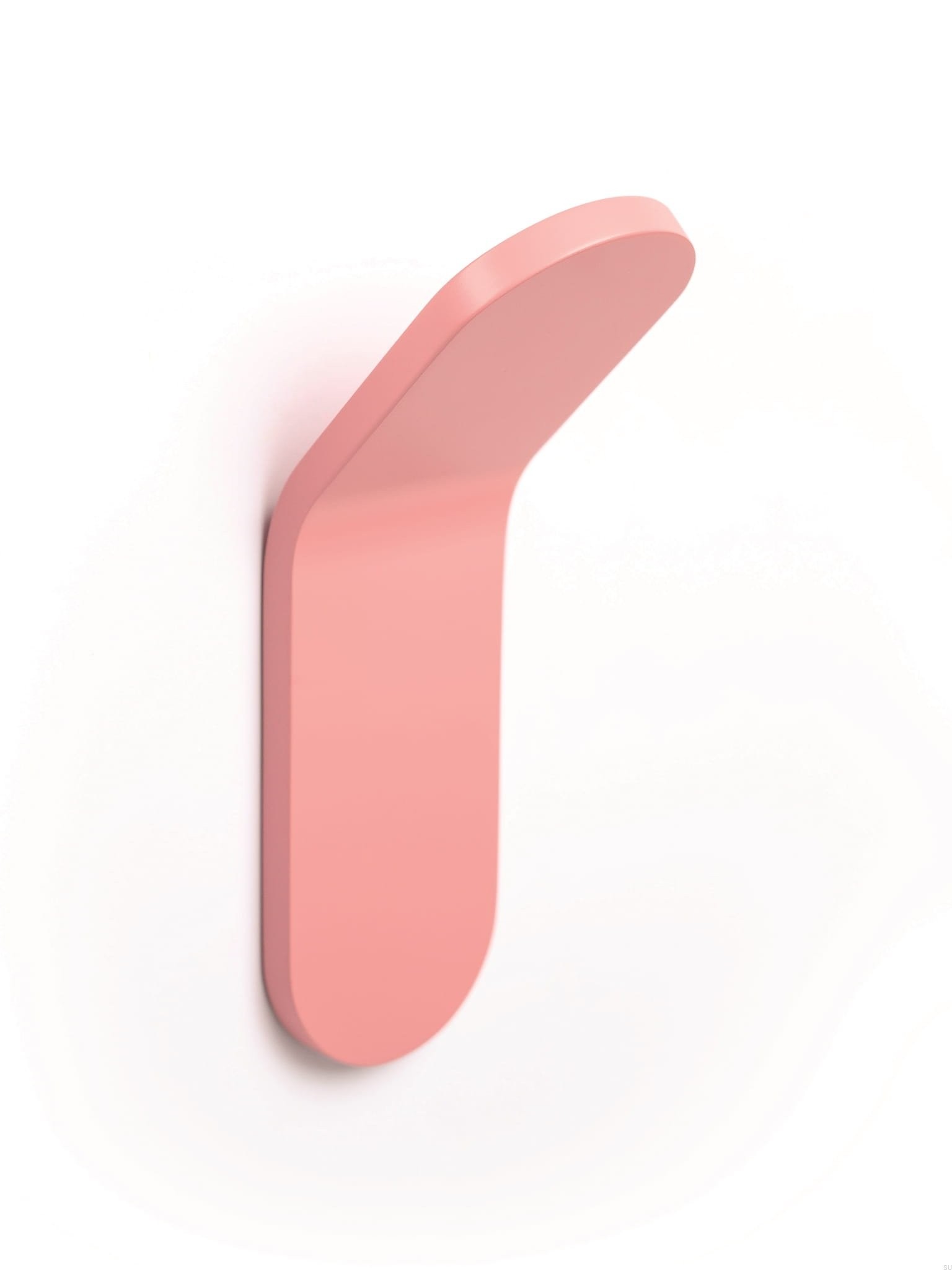 Agatatoare cuier Tik, finisaj roz, 40x125x47 mm