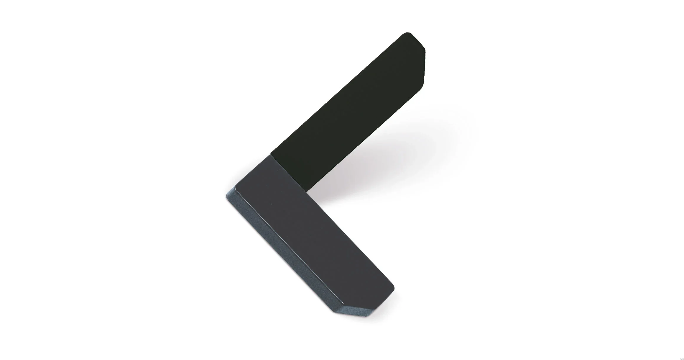 Agatatoare cuier Corner, finisaj gri antracit/negru mat, 101x87x67 mm