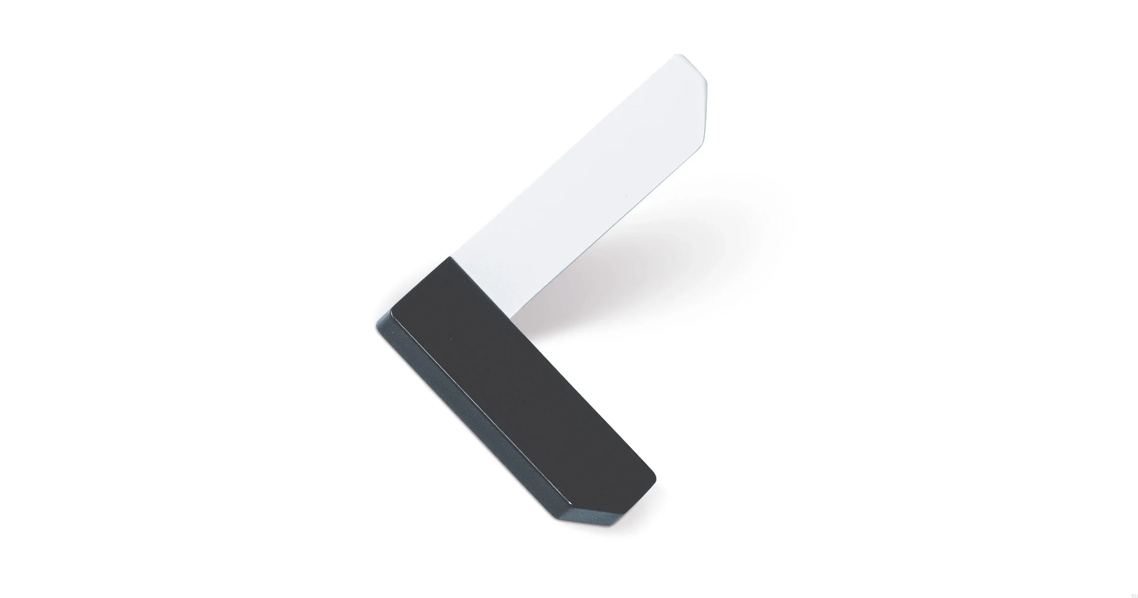 Agatatoare cuier Corner, finisaj gri antracit/alb mat, 101x87x67 mm