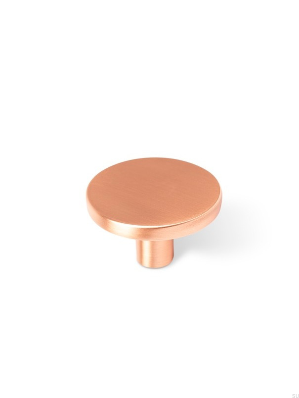 Buton pentru mobilier Como, cupru periat, D: 26 mm