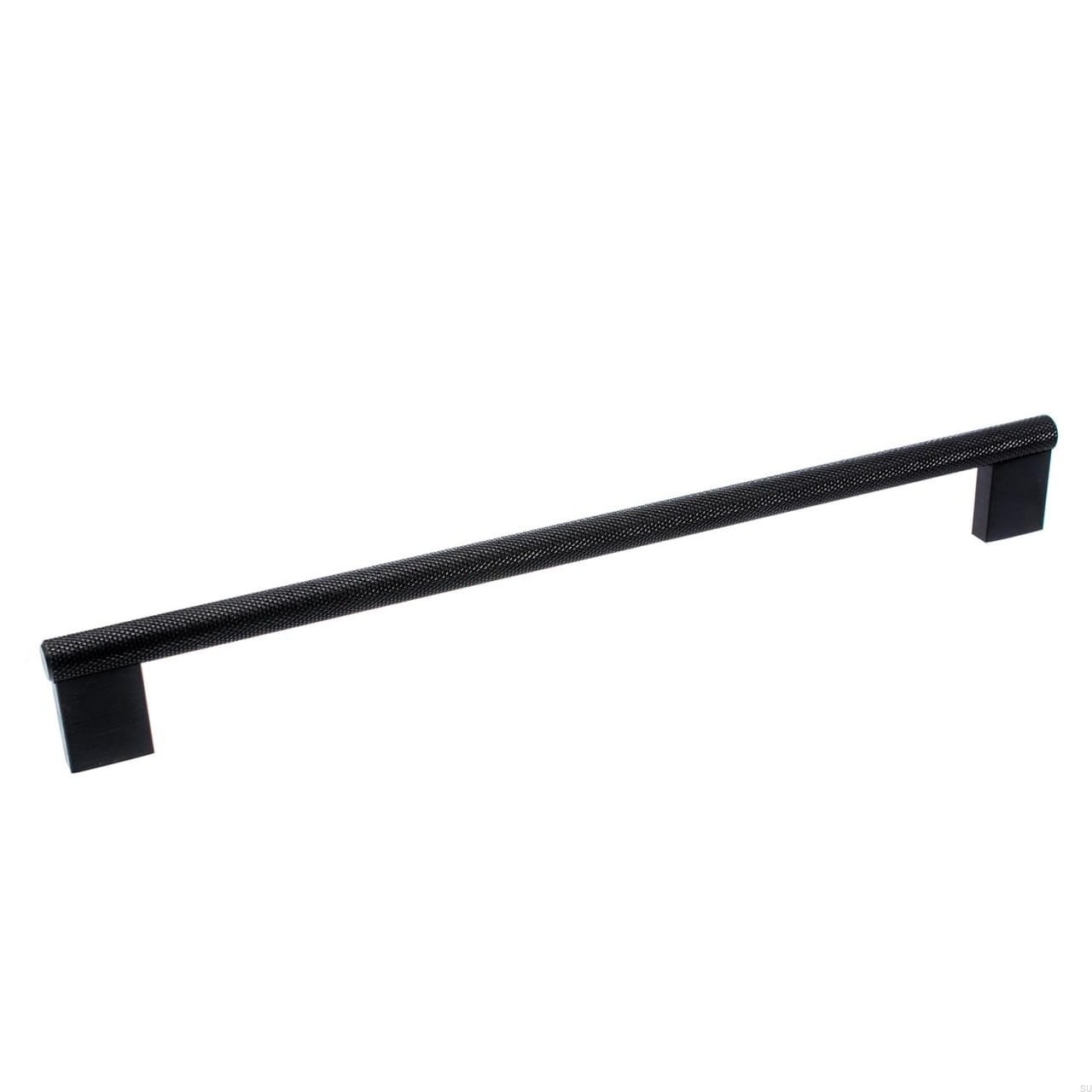 Maner pentru mobila Graf Mini, finisaj negru periat, L: 278 mm