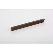 Maner pentru mobila Angle, finisaj maro metalizat, L 200 mm