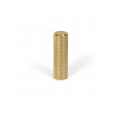 Buton pentru mobila Graf Mini, finisaj alama intunecata periata, D= 10 mm