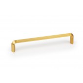Maner pentru mobilier Lines, L:170 mm, finisaj auriu periat