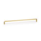 Maner pentru mobilier Lines, L:330 mm, finisaj auriu periat
