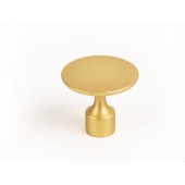 Buton pentru mobila Floid, finisaj auriu periat, D:34,8 mm