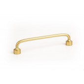 Maner pentru mobila Floid, finisaj auriu periat, L:143,6 mm
