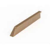 Maner pentru mobila Rail, finisaj alama cava periata, L 180 mm