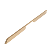 Maner pentru mobila Rail, finisaj alama cava periata, L 600 mm