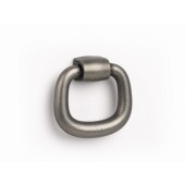 Buton pentru mobila Pendant, finisaj cositor, L:39.3 mm