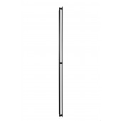 Maner pentru mobila Arpa Plate, finisaj negru periat, L 1216 mm