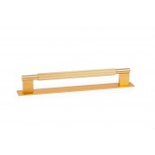 Maner pentru mobila Arpa Plate, finisaj alama intunecata periata, L 230 mm