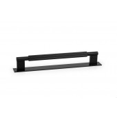 Maner pentru mobila Arpa Plate, finisaj negru periat, L 230 mm