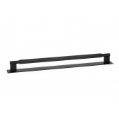Maner pentru mobila Arpa Plate, finisaj negru periat, L 358 mm