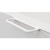 Maner pentru mobila Rim, finisaj alb mat, L 120 mm
