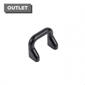 Maner pentru mobila Soft, finisaj negru mat, L 40 mm