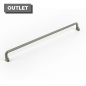Maner pentru mobila Soft, finisaj gri muschi, L 328 mm