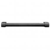 Maner pentru mobila Casey, finisaj negru lava texturat / negru mat, L:211 mm