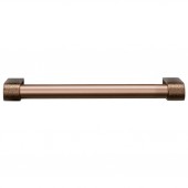 Maner pentru mobila Casey, finisaj maro metalic texturat / bronz mat, L:211 mm