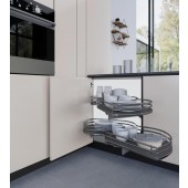846BE/SX-45 - Cos semiluna cu amortizare titanio antislip - Montaj Stanga