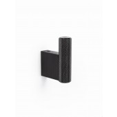 Agatatoare cuier Graf, finisaj negru periat, 14x41x50 mm