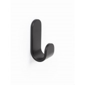 Agatatoare cuier Tok, finisaj negru mat, 25x65x30 mm