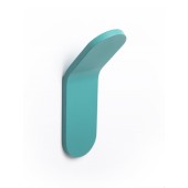 Agatatoare cuier Tik, finisaj turcoaz, 40x125x47 mm