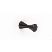 Agatatoare cuier Diabolo, finisaj negru periat, 21,1x50 mm