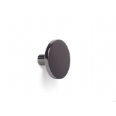 Agatatoare cuier Como, finisaj nichel negru lustruit, 41x25 mm