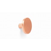 Agatatoare cuier Como, finisaj cupru periat, 41x25 mm