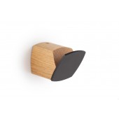 Agatatoare cuier Megg, finisaj stejar / gri lava, 46.6x45x63.6 mm