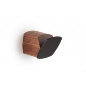 Agatatoare cuier Megg, finisaj nuc / gri lava, 46.6x45x63.6 mm