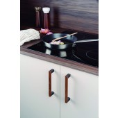 Maner pentru mobila Eto, finisaj gri lava/nuc, L:174.6 mm