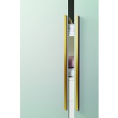 Maner pentru mobila Flapp Aluminium, finisaj alama cava periata, L:1100 mm