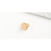 Buton pentru mobila Como, alama lustruita, D:26 mm