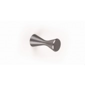 Buton pentru mobila Diabolo, finisaj gri periat, D:13.5 mm