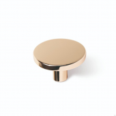 Buton pentru mobila Como Big, alama lustruita, D:41 mm