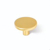 Buton pentru mobilier Como Big, auriu periat, D 41 mm