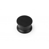 Buton pentru mobila OH! Wood, finisaj negru mat lacuit, Ø:40 mm