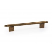 Maner pentru mobila Prisma, finisaj alama rustica, L: 272 mm