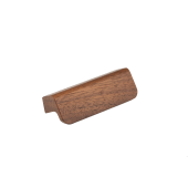 Maner pentru mobila Flapp Wood, finisaj nuc, L:70 mm