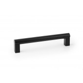 Maner pentru mobila Eto, finisaj negru mat/negru mat lacuit, L:174.6 mm