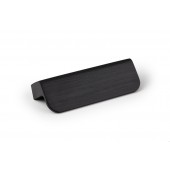 Maner pentru mobila Flapp Aluminium, finisaj negru periat, L:70 mm
