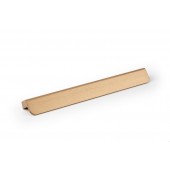 Maner pentru mobila Flapp Aluminium, finisaj alama cava periata, L:200 mm