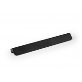 Maner pentru mobila Flapp Aluminium, finisaj negru periat, L:200 mm