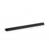 Maner pentru mobila Flapp Aluminium, finisaj negru periat, L:350 mm